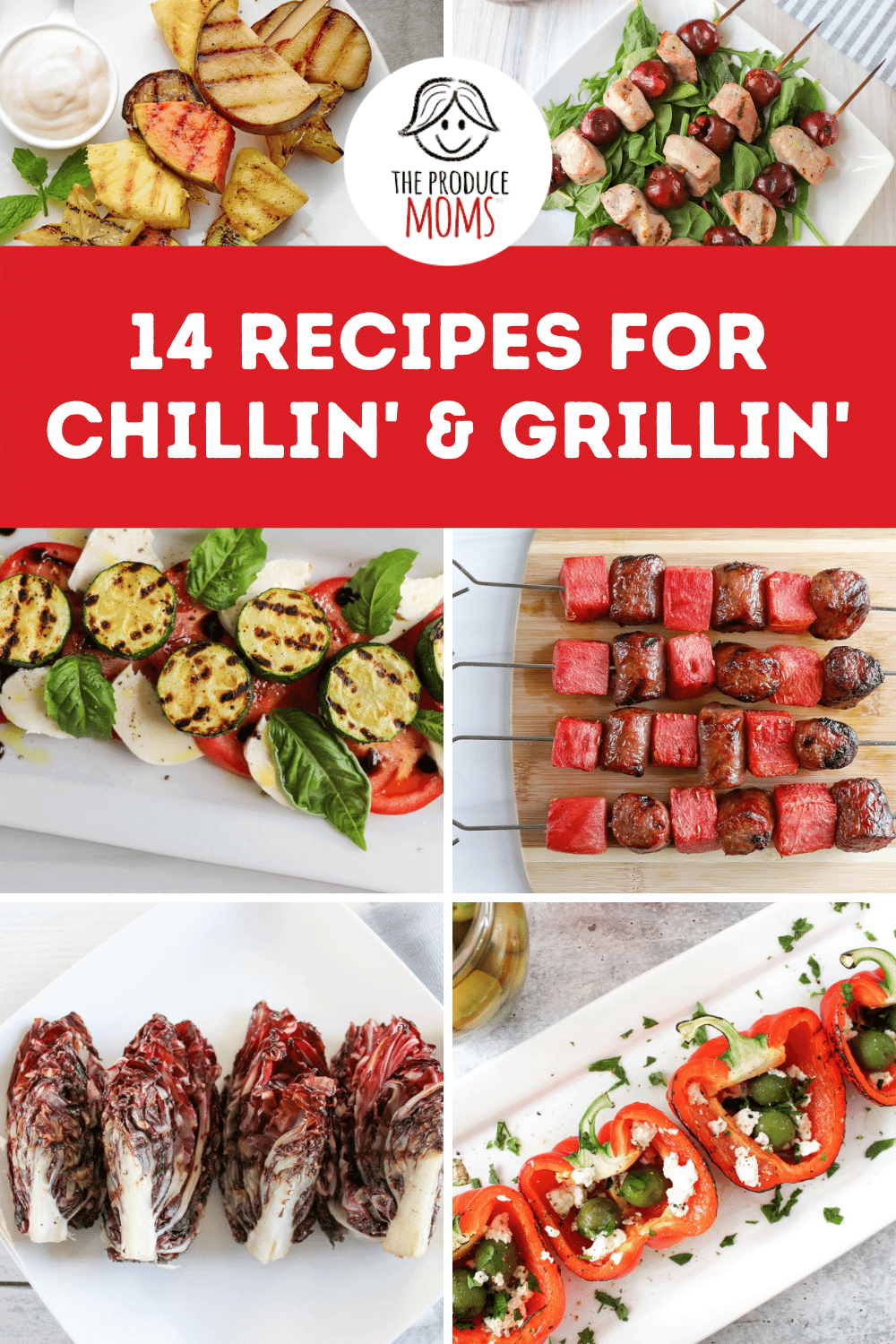 Grilling fruits and veggies pin