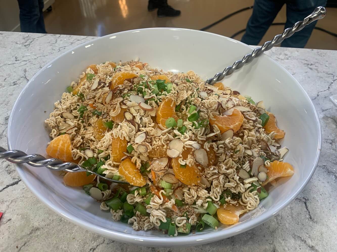 Made-Ahead After School Snacks: Mandarin Orange Ramen Noodle Salad