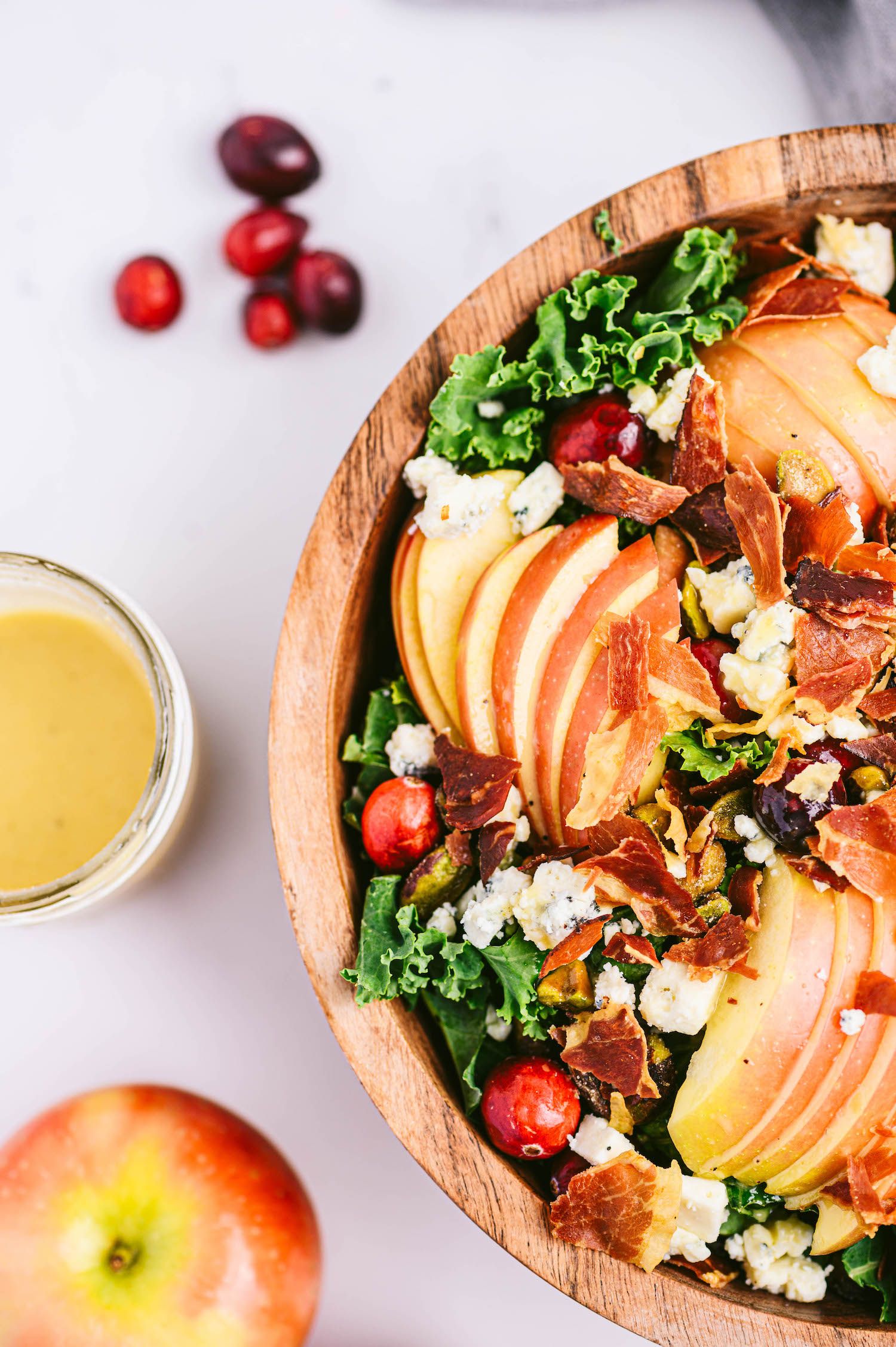 Apple, Cranberry, and Kale Salad