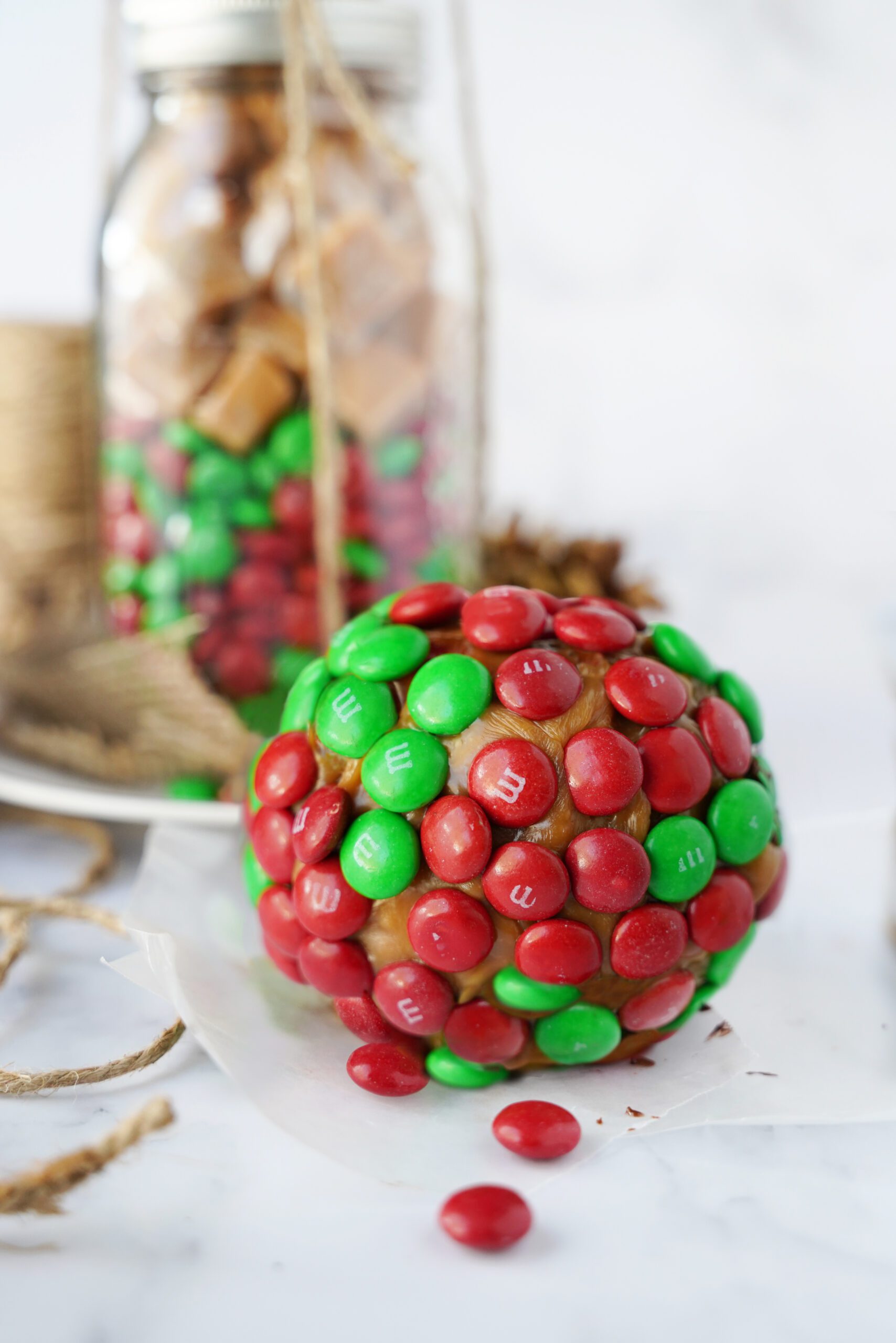 Holiday Caramel Apple Mason Jar