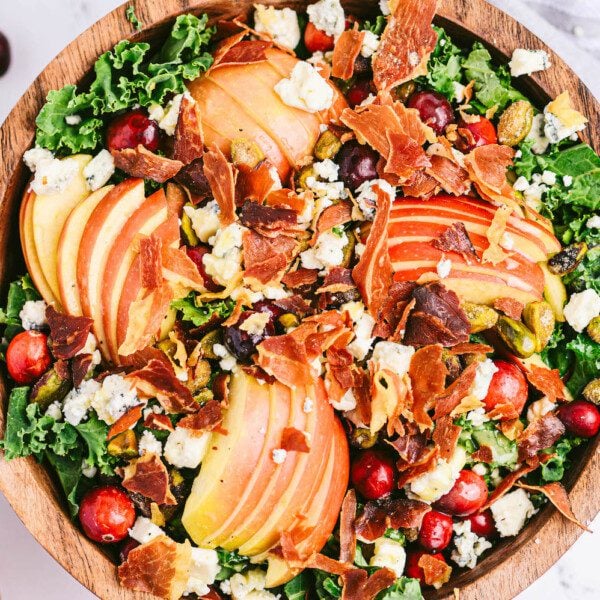 Apple, Cranberry, and Kale Salad