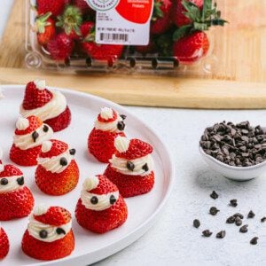 5 ingredient strawberry Santas