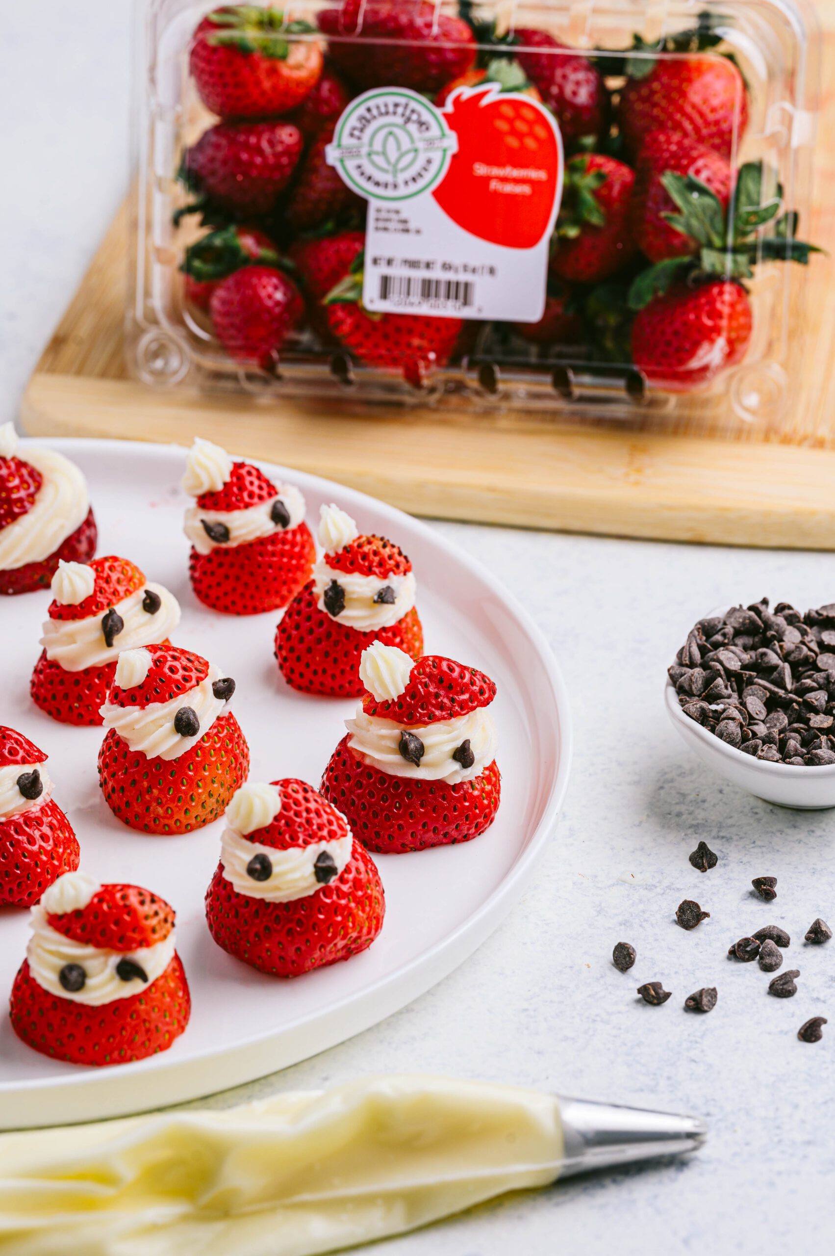 5 ingredient strawberry Santas