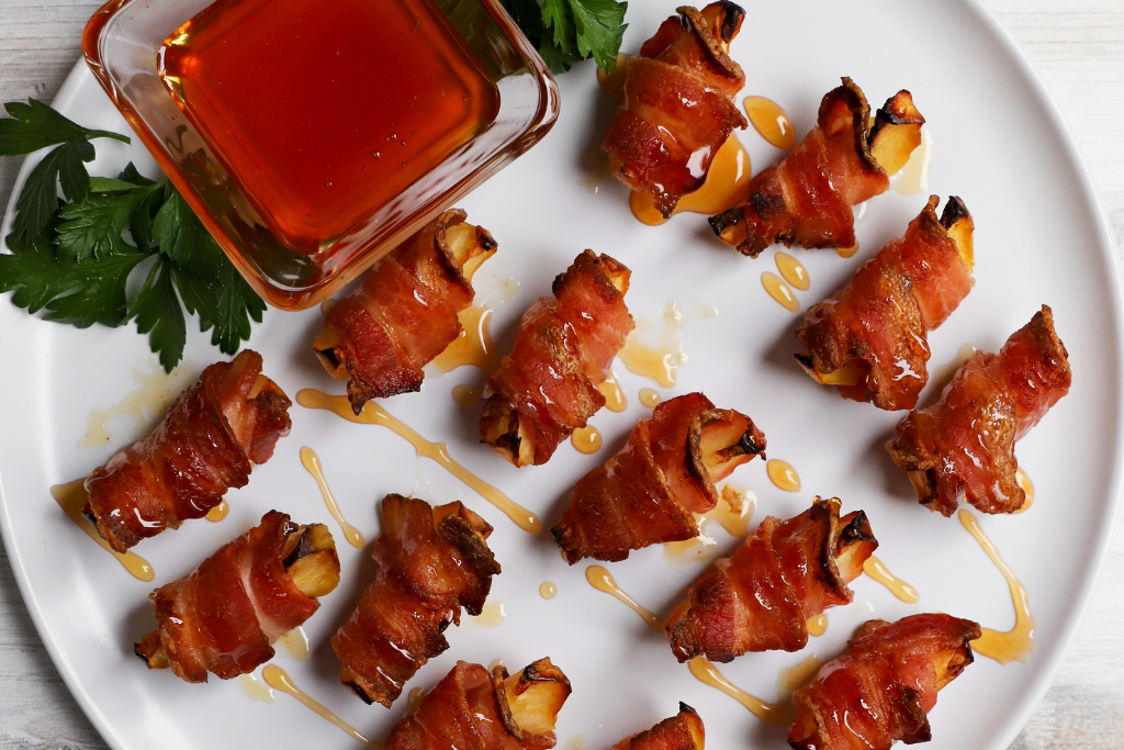 Bacon-Wrapped Apples