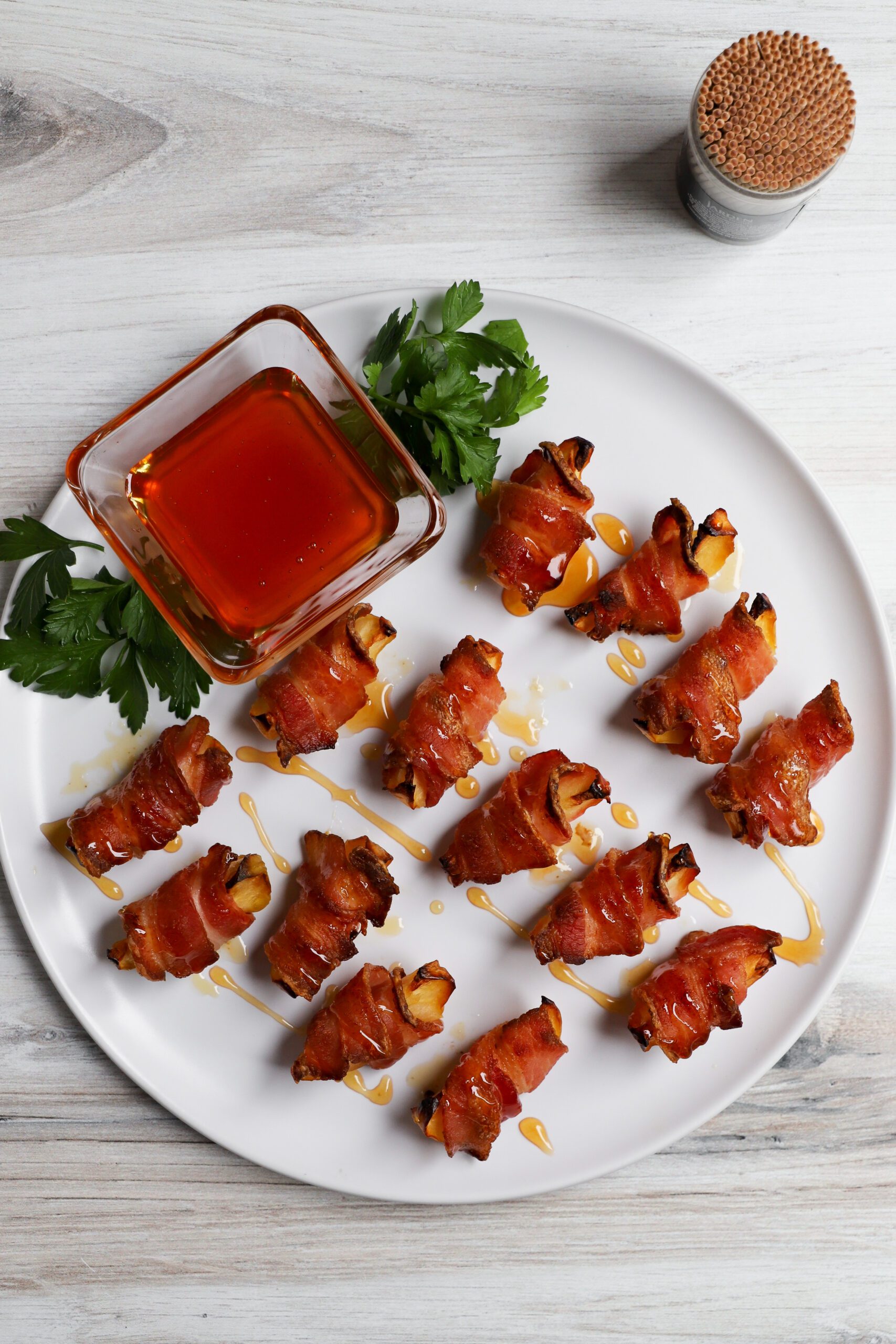 Bacon-Wrapped Apples