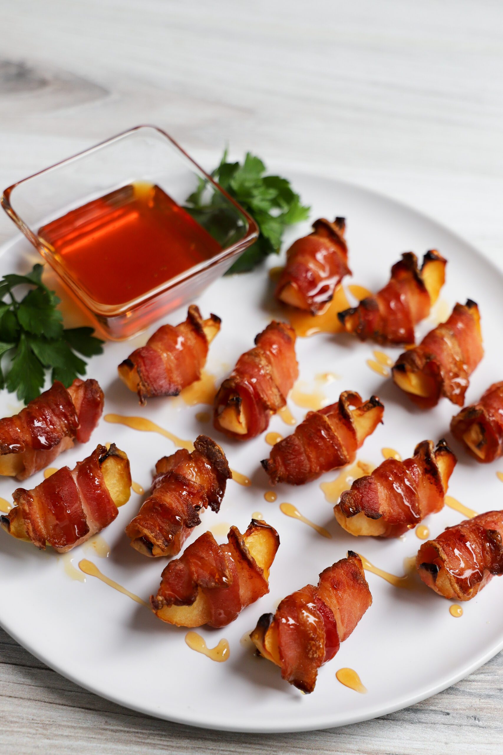 Bacon Wrapped Apples