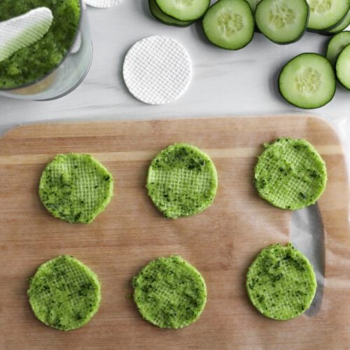 DIY Cucumber Eye Pads