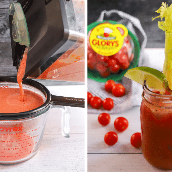 Homemade Bloody Mary Mix with Fresh Tomatoes