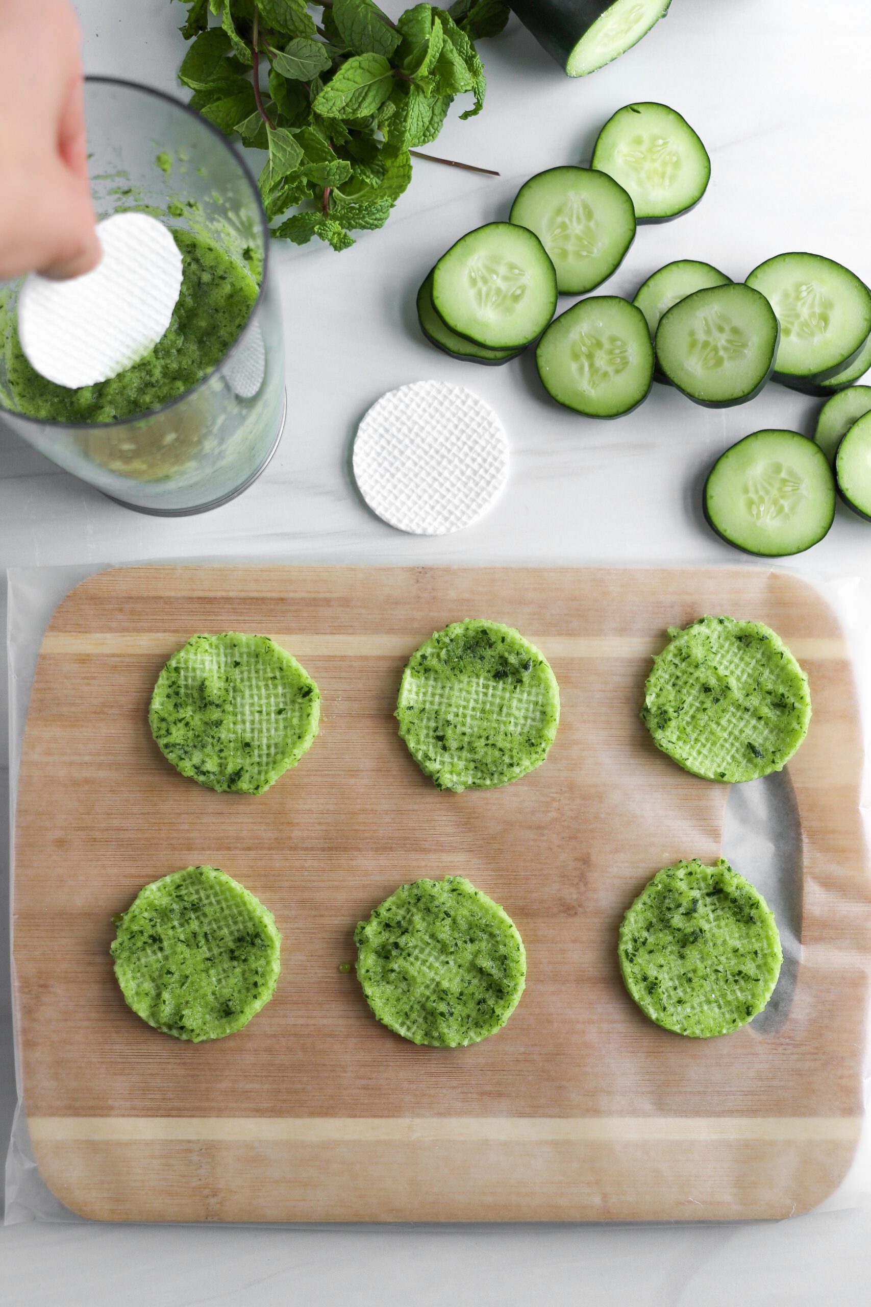 DIY Cucumber Eye Pads