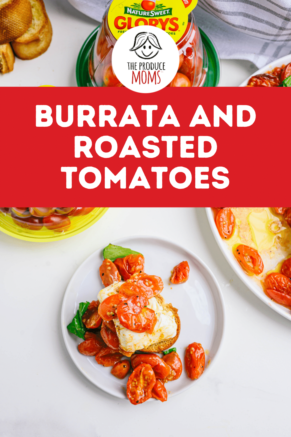 Burrata and Roasted Tomatoes Pin