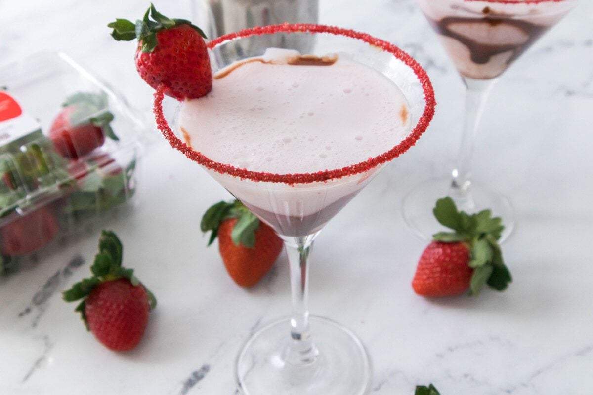 Chocolate Strawberry Martini