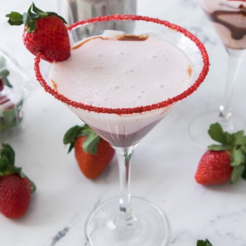 Chocolate Strawberry Martini