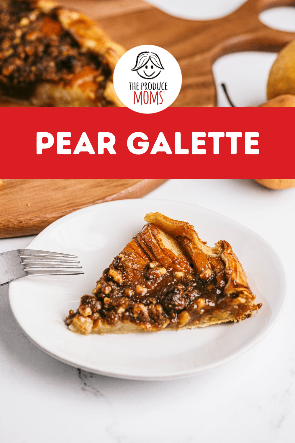 Pear Galette Pin