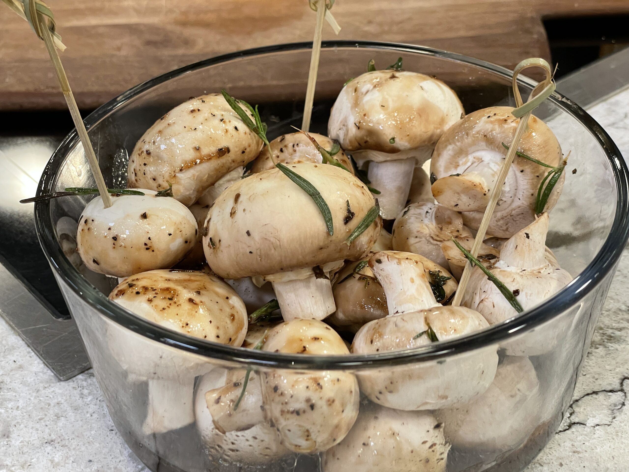 Balsamic Mushroom Bites