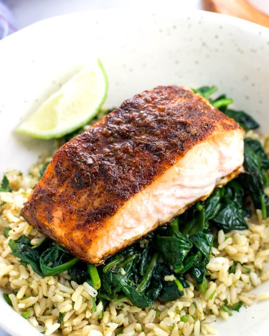 Superior Fresh Salmon and Greens