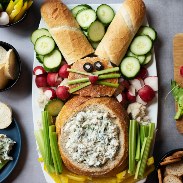 Bunny-Inspired Bread Bowl