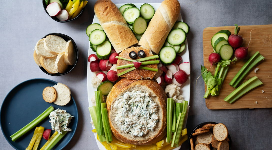 Bunny-Inspired Bread Bowl