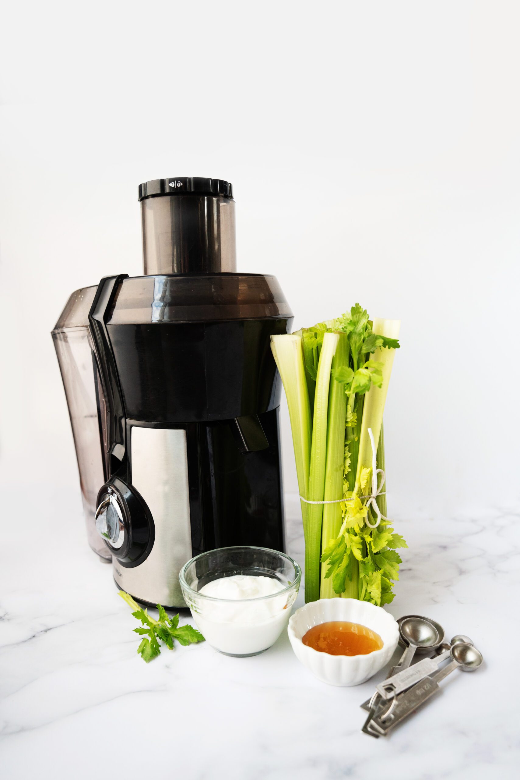 Juicer, Celery, Honey, Yogurt