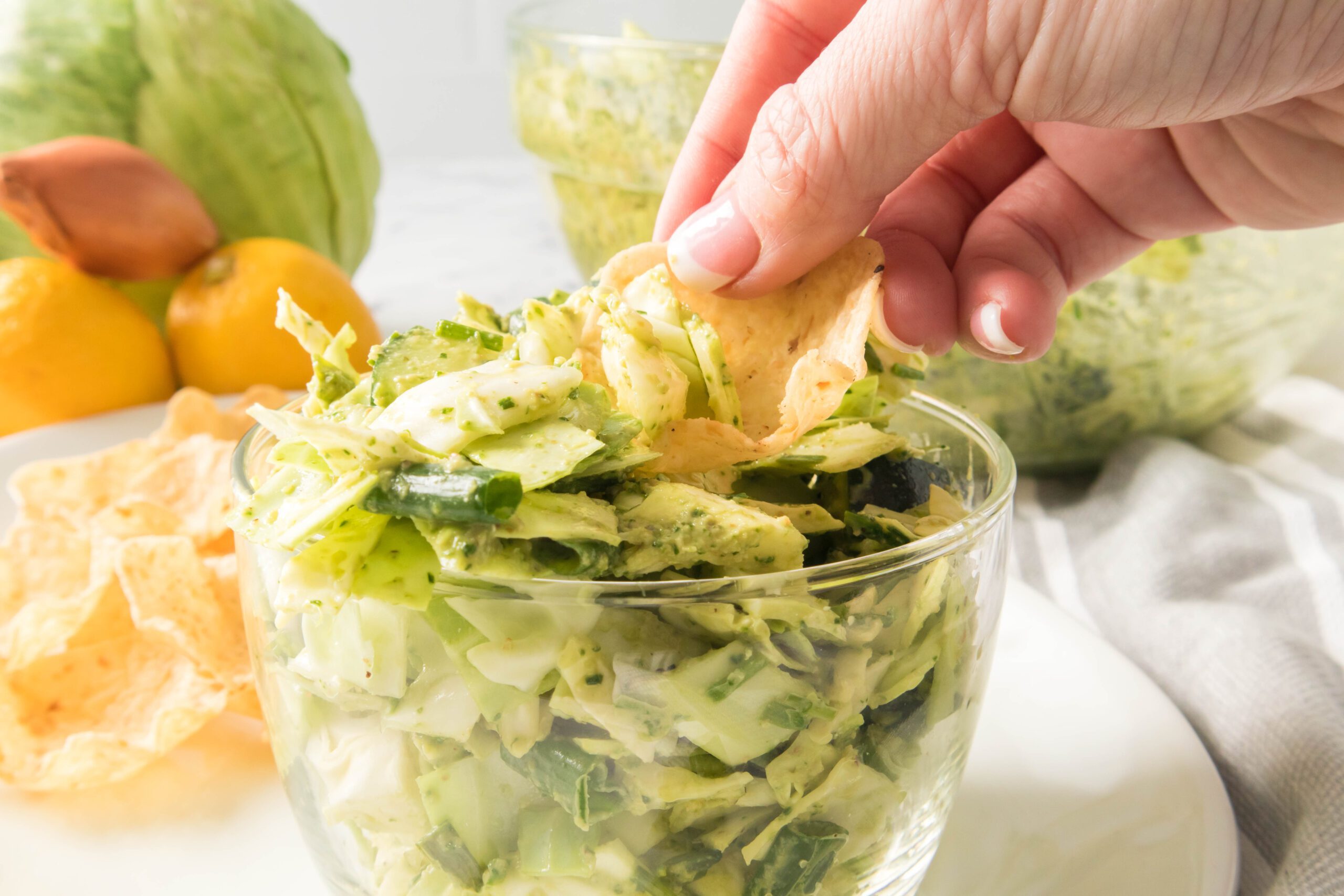 TikTok Green Goddess Salad - The Produce Moms TikTok Green Goddess Salad - The Produce Moms