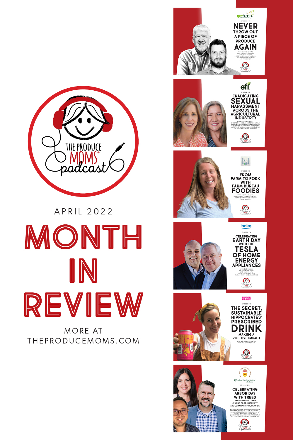 Month in Review April graphic