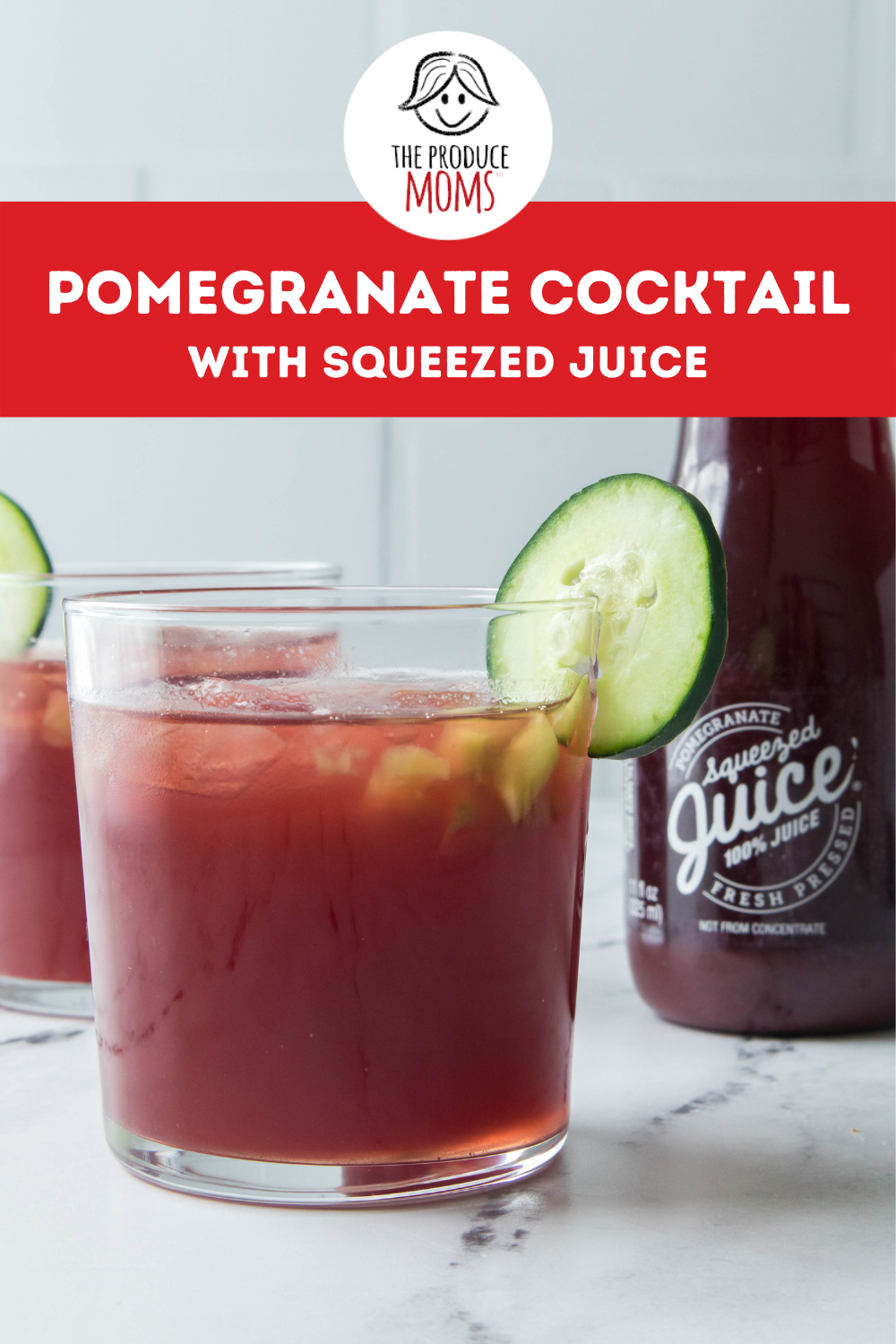 Pinterest Pin: Pomegranate Cocktail
