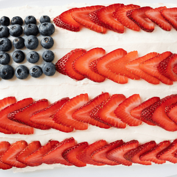 American Flag Cake