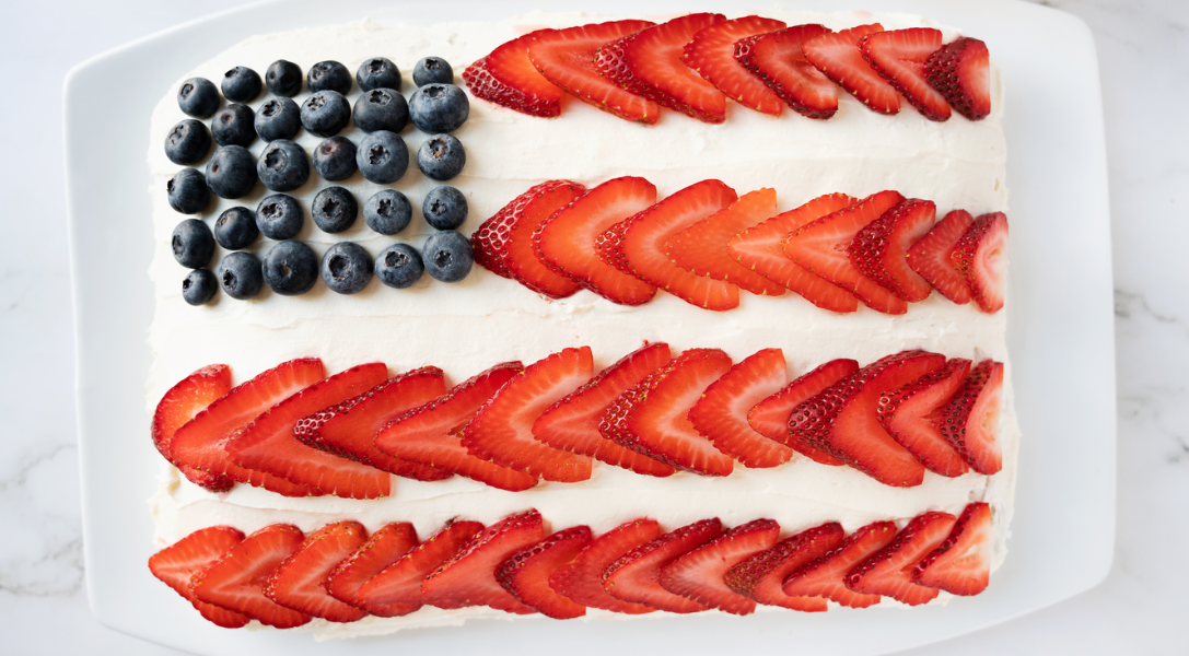 American Flag Cake