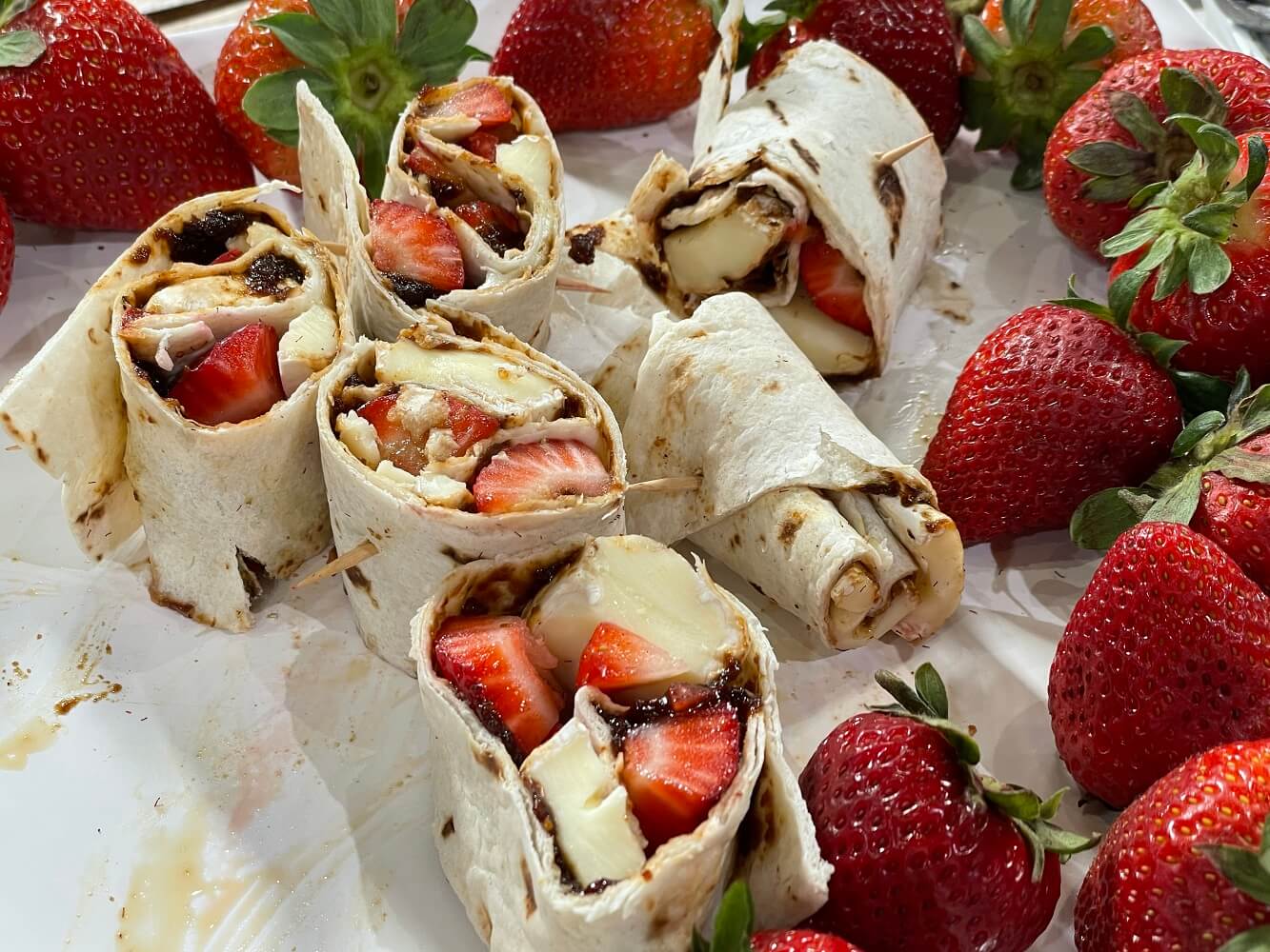 Strawberry Fig Pinwheels