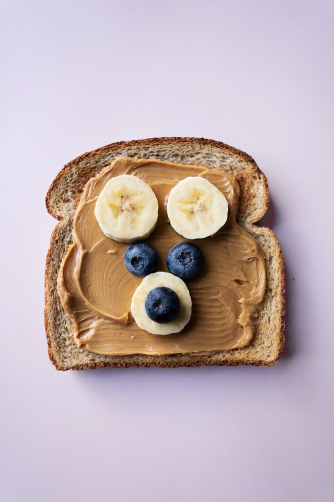 bear face toast