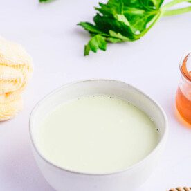 homemade celery hair mask