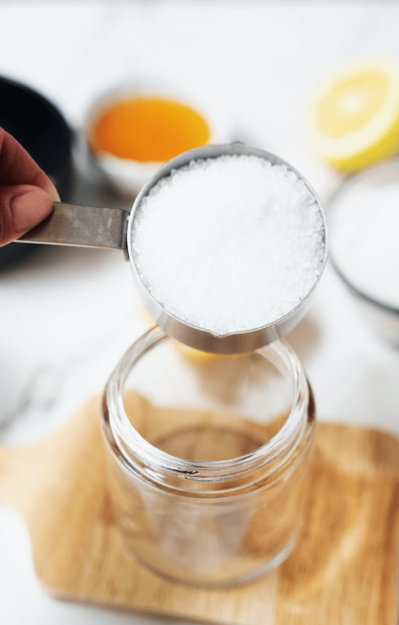 Epsom salt in jar