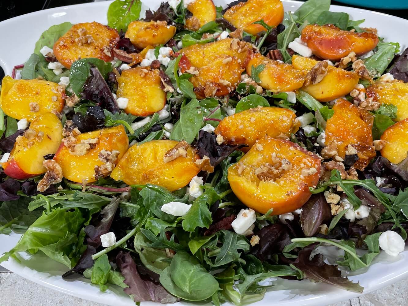 Grilled Peach Salad