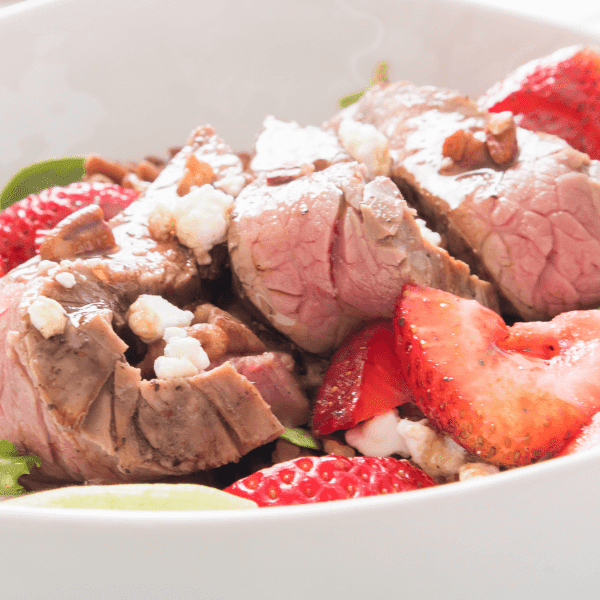 Steak and Strawberry Salad