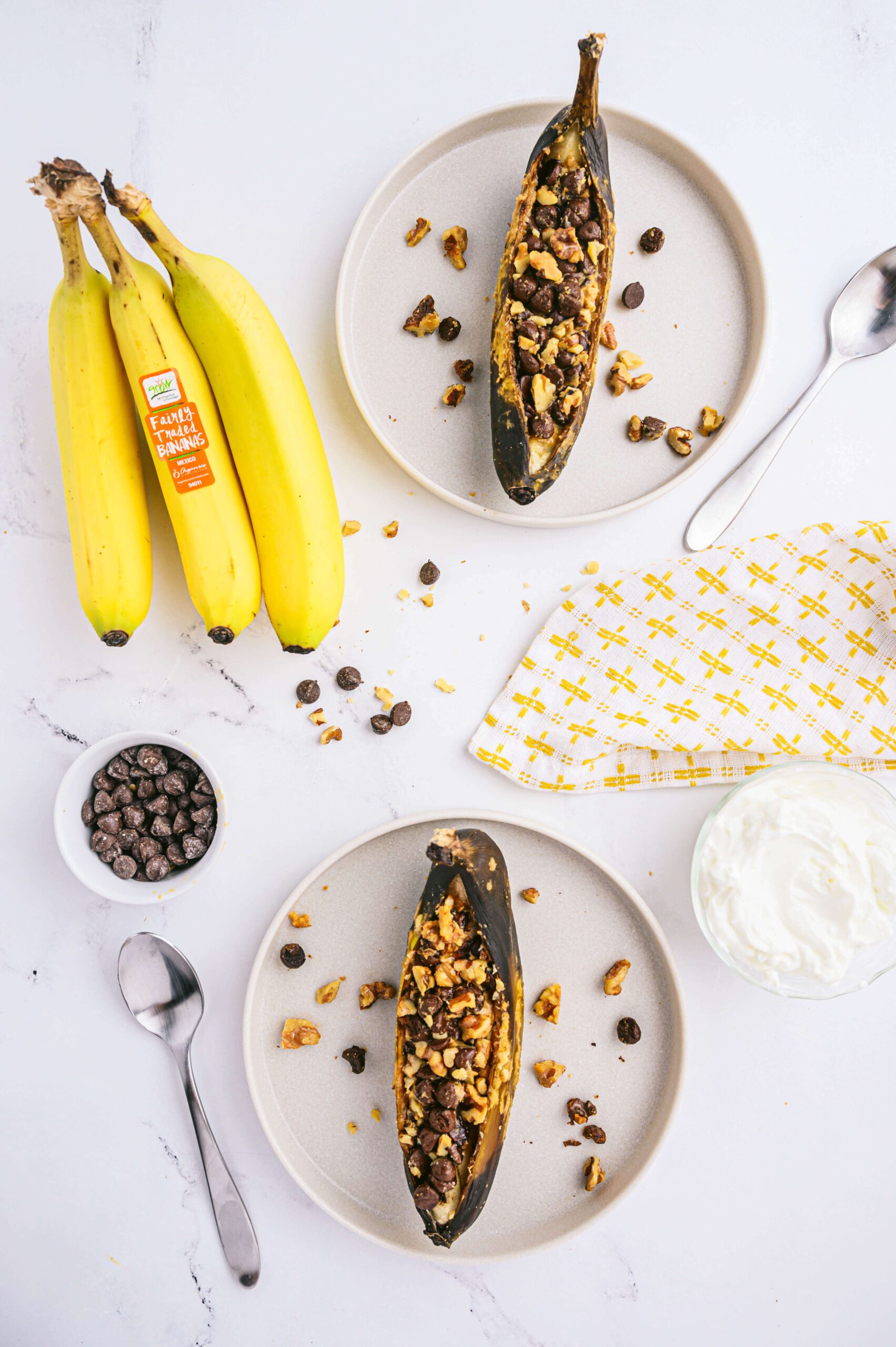 Air Fryer Banana Split