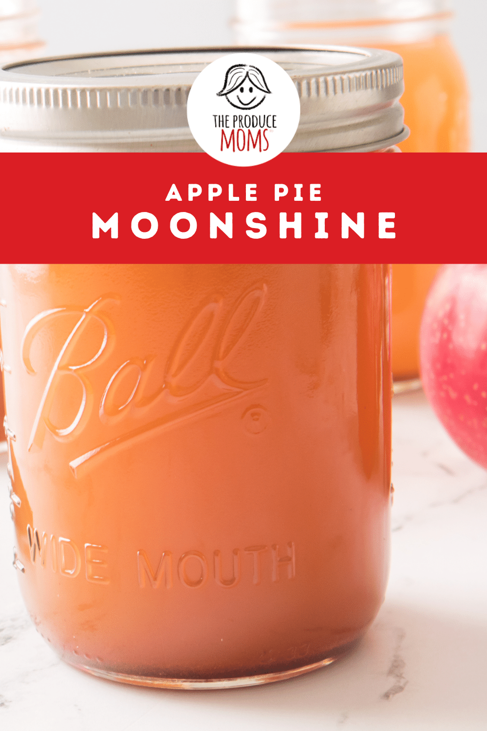 Pinterest Pin: Apple Pie Moonshine