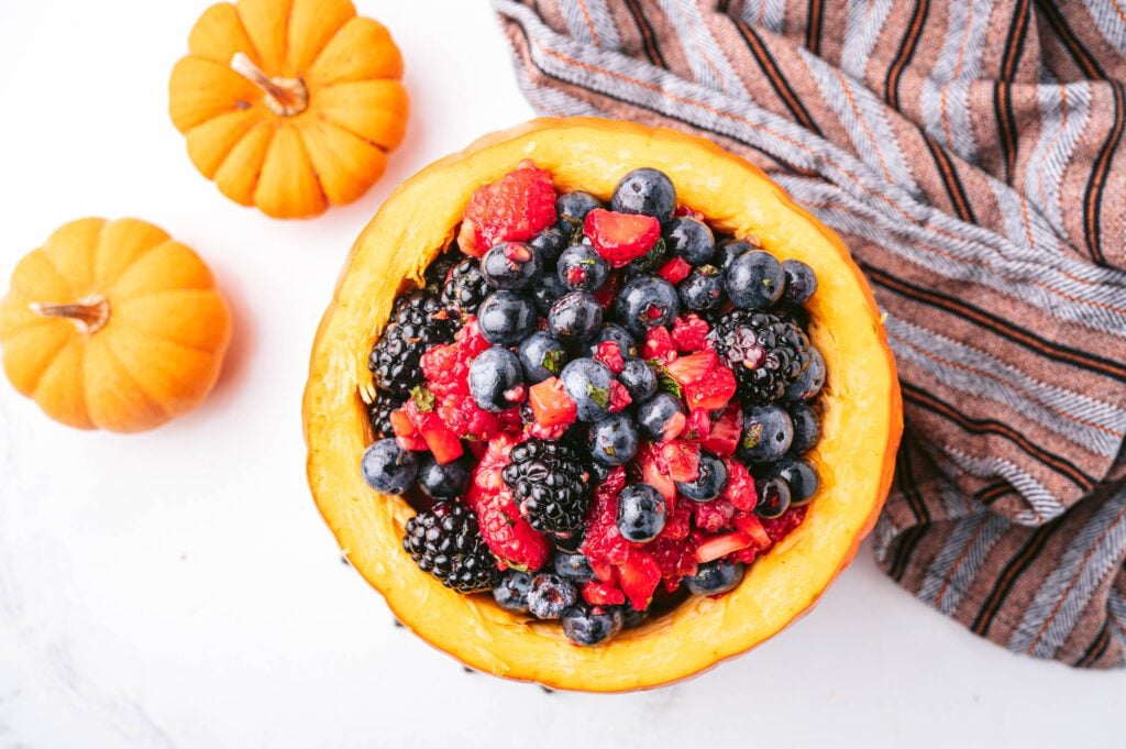 fresh berry fruit salad