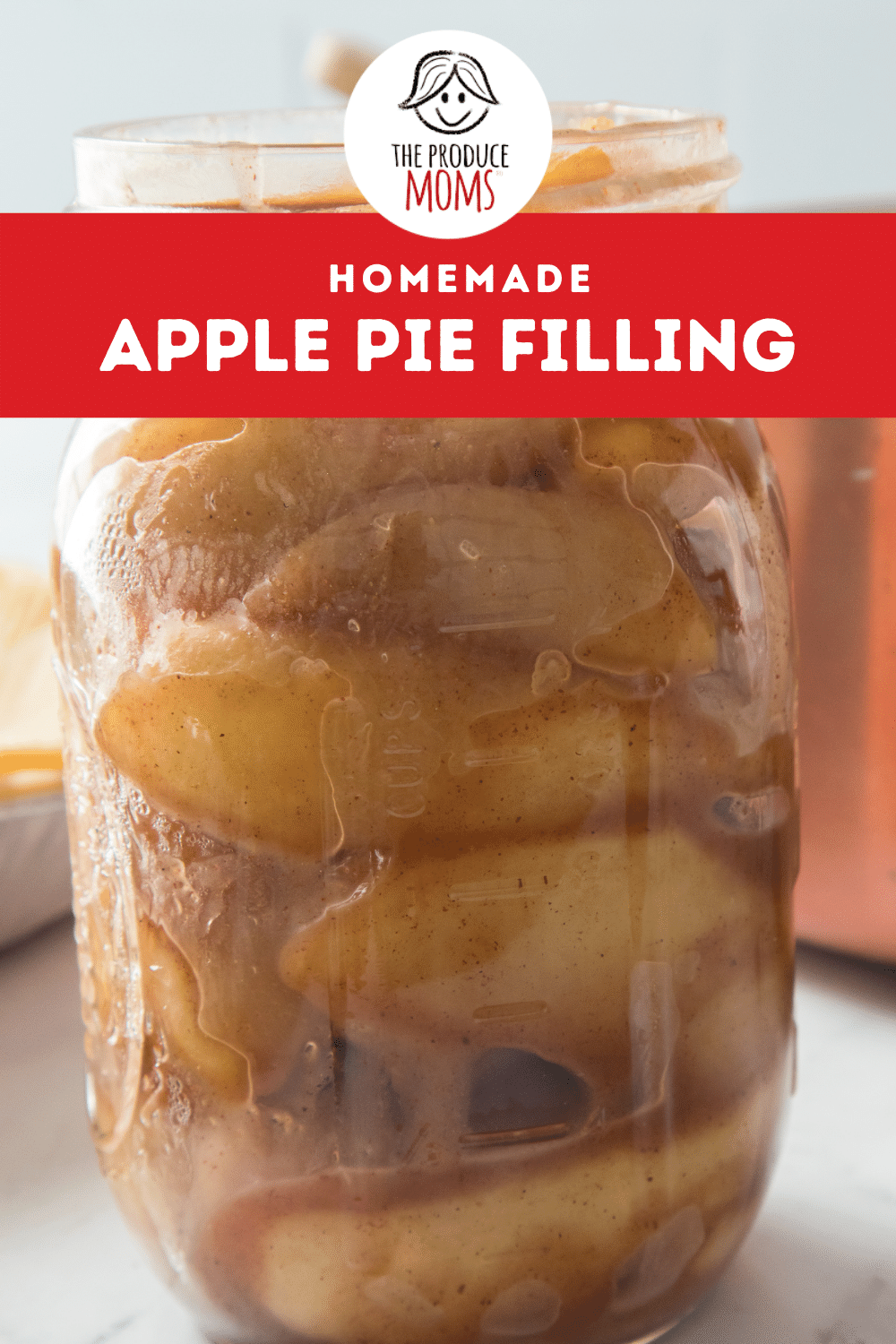 Pinterest Pin: Homemade Apple Pie Filling