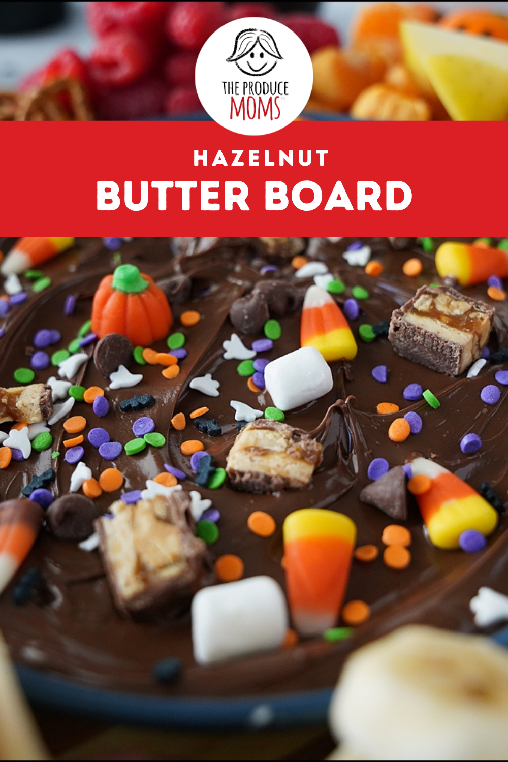 Pinterest Pin: Hazelnut Butter Board