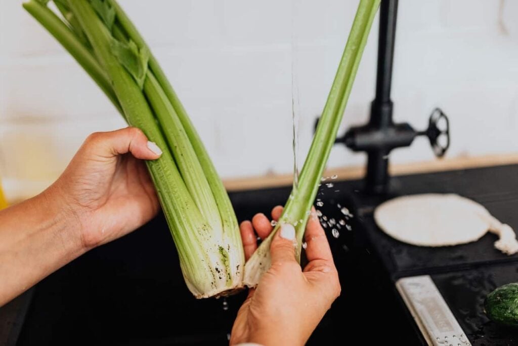 Celery is a delicious vegetable for october