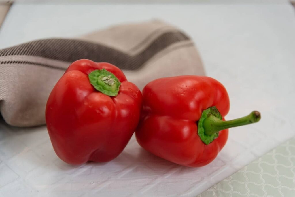 Red Bell Peppers is a delicious vegetable for October 