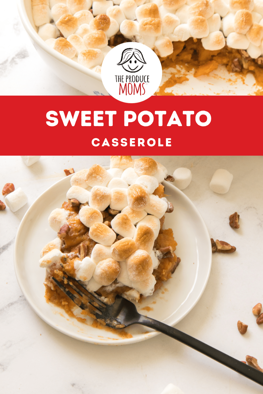 Pinterest Pin Sweet Potato Casserole