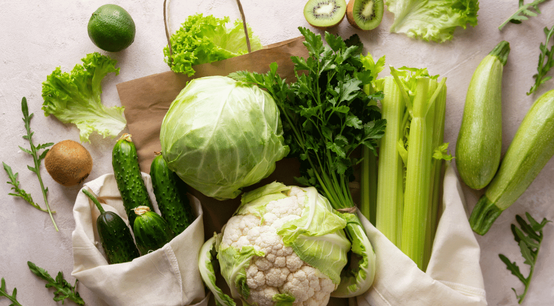 Green Fruits and Vegetables