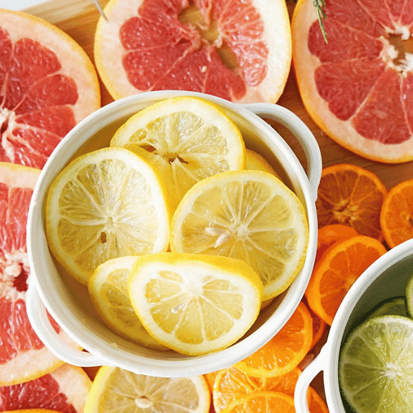 April fruits and vegetables: citrus