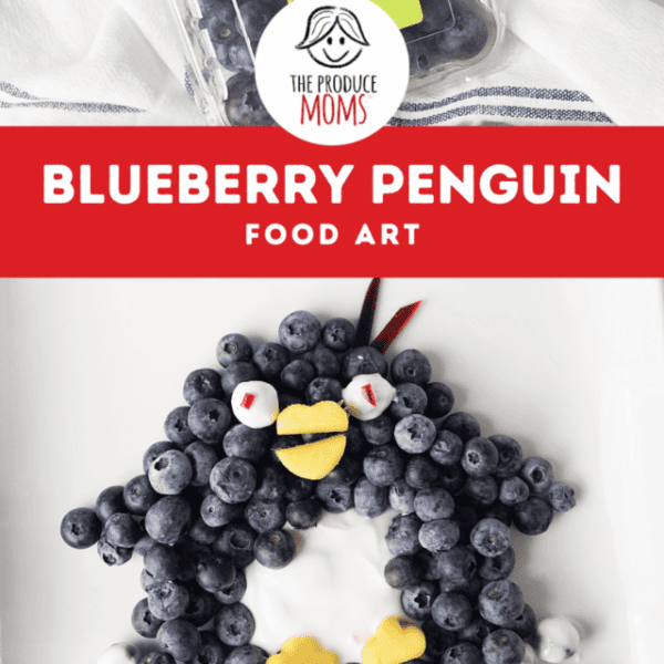 Pinterest Pin: Penguin Food Art