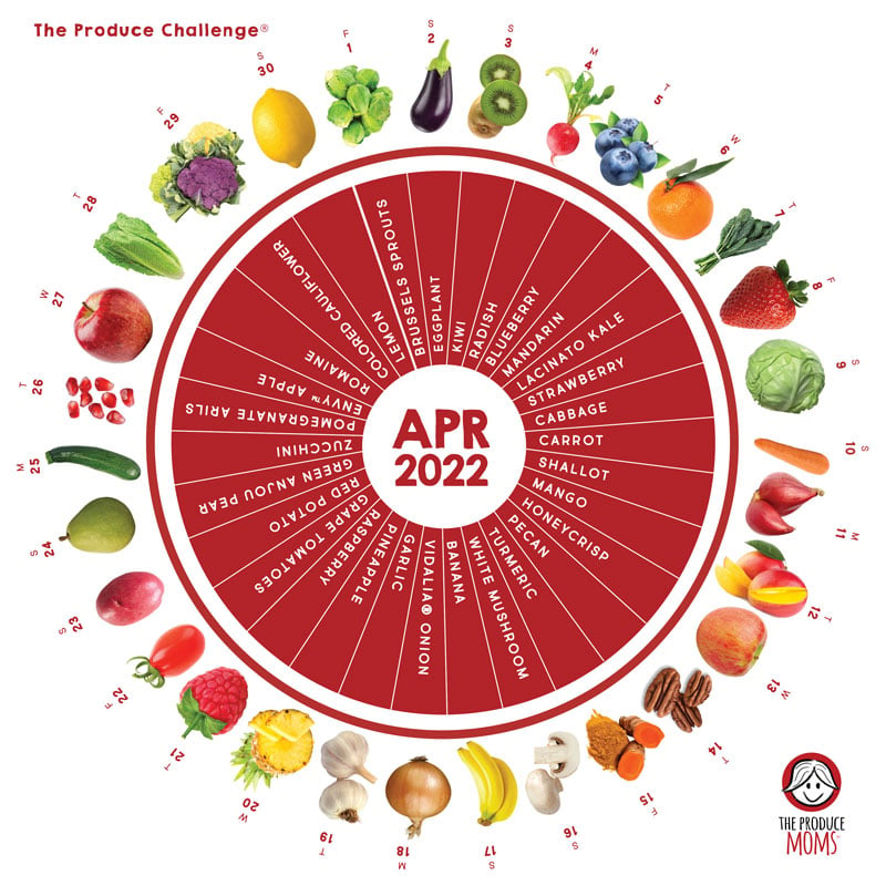 The Produce Moms April Produce Challenge