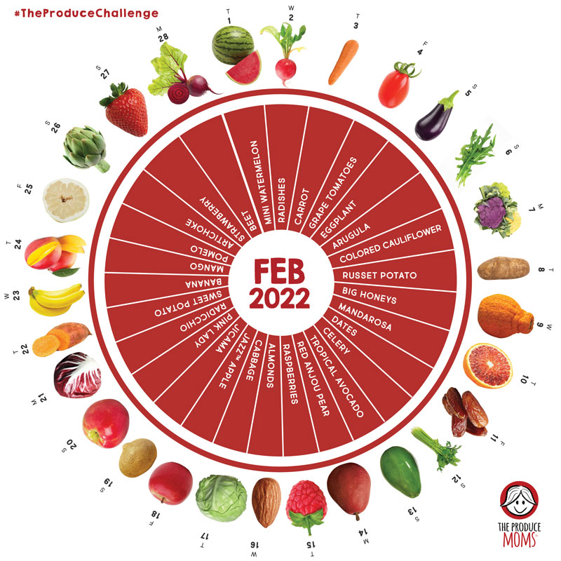 The Produce Moms February Produce Challenge