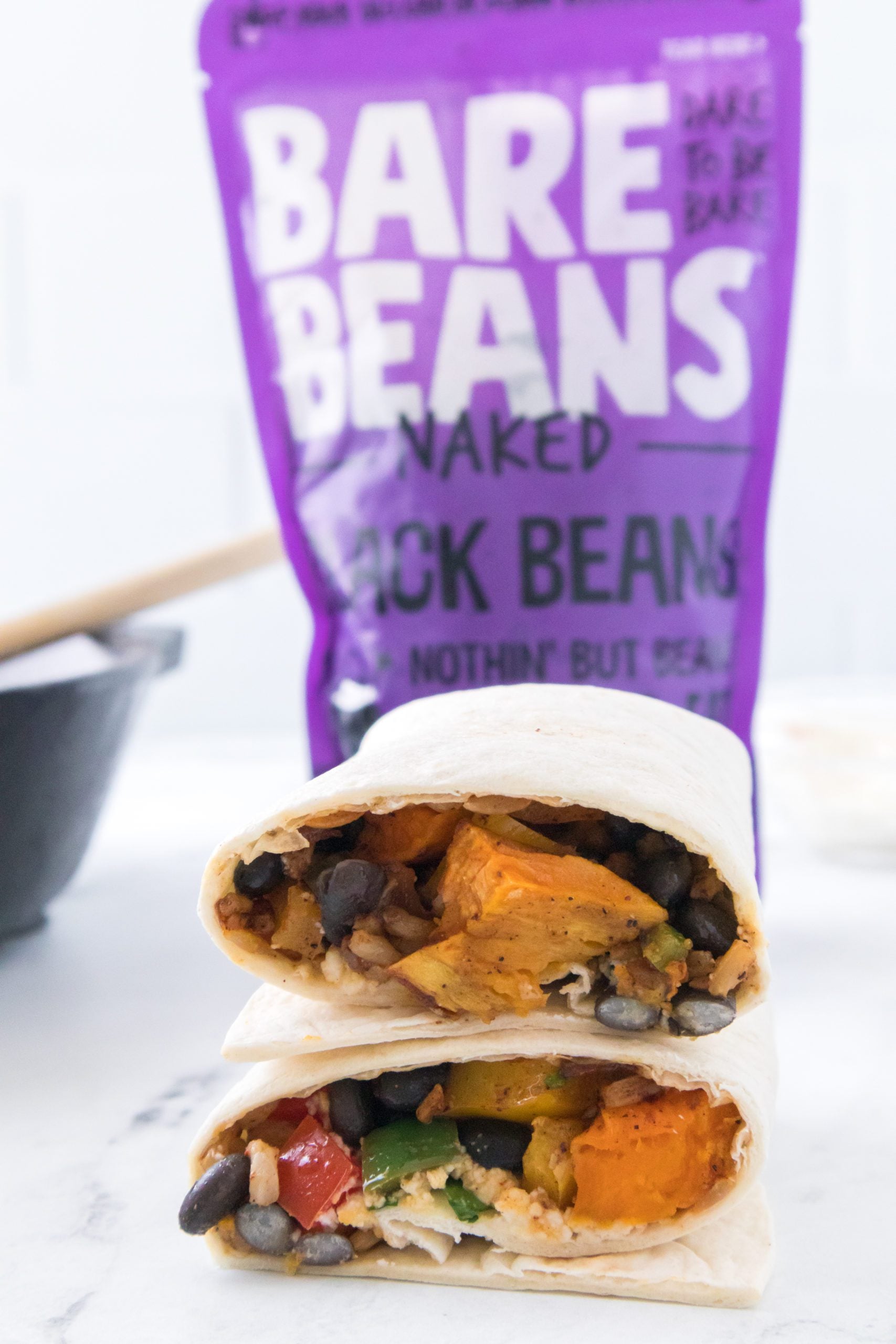 Sweet Potato and Black Bean Burrito