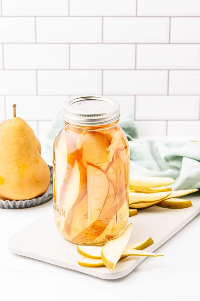 DIY Pear Infused Vodka