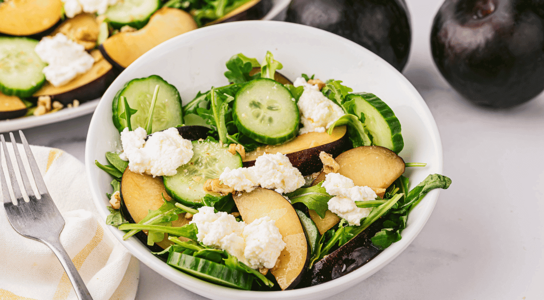 Blog Head Plum and Ricotta Salad