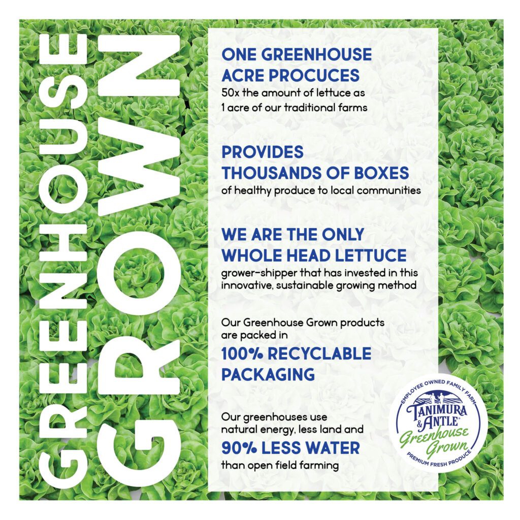 Tanimura & Antle Greenhouse Grown Infographic 